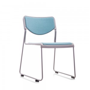 Cantilever base Stackable training chair with connected function